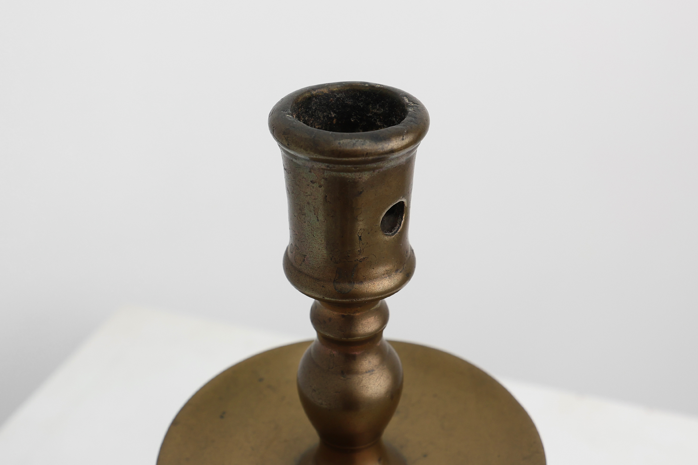 17th-Century Belgian Bronze Candlestick in Renaissance Stylethumbnail